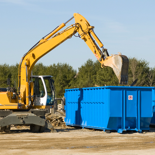 what size residential dumpster rentals are available in Institute WV